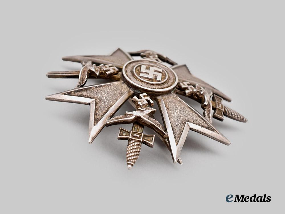 germany,_wehrmacht._a_spanish_cross_with_swords,_in_silver,_by_c._e._juncker___m_n_c5851