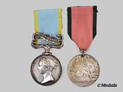 United Kingdom. A Crimea War Campaign Pair, 6th Dragoons