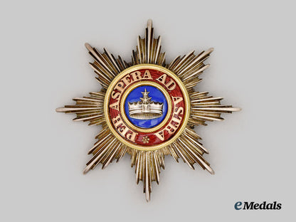 mecklenburg-_strelitz,_grand_duchy._a_rare_order_of_the_wendish_crown,_grand_cross_star,_by_godet_c.1900___m_n_c5912