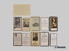 Germany, Wehrmacht. A Mixed Lot of Death Notices for Heer and Waffen-SS Personnel