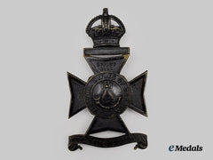 Canada. A Victorian 3rd Regiment, Victoria Rifles of Canada Helmet Plate