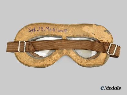 canada,_commonwealth._a_pair_of_second_war_period_resistal_tankers_goggles_belonging_to_sergeant_j._b._marlowe,_c.1930___m_n_c5968