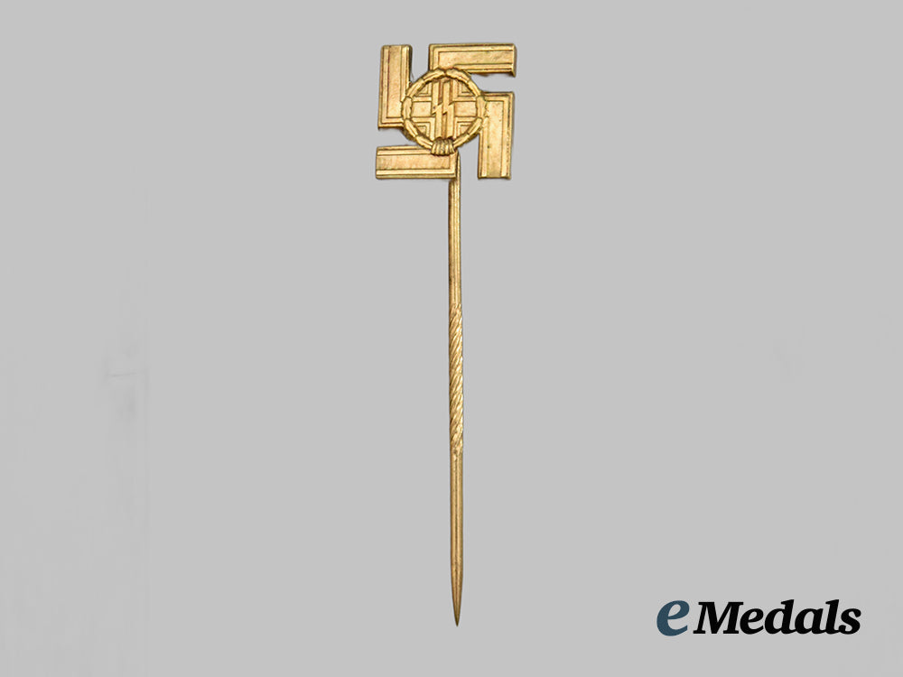 Germany, SS. A Rare and Mint SS 12-Year Long Service Award, Stick Pin ...