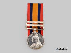 United Kingdom. A Queen’s South Africa Medal to Pte. Kinney, Highland Light Infantry