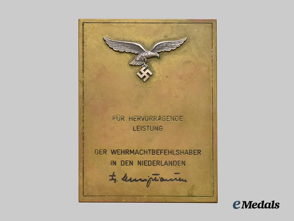 germany,_luftwaffe._a_meritorious_service_plaque,_netherlands_district_with_case,_by_imme&_sohn___m_n_c6123
