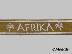 Germany, Wehrmacht. An Afrika Cuff Title