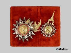 Thailand, Kingdom. An Order of the White Elephant, Grand Commander Set