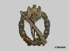 Germany, Wehrmacht. An Infantry Assault Badge, Bronze Grade, by Sohni, Heubach & Co.