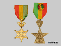Ethiopia, Kingdom. A Pair of Orders & Awards