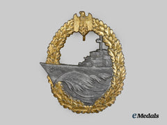 Germany, Kriegsmarine. A Destroyer War Badge, by Josef Feix & Söhne