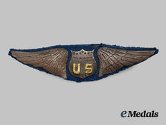 United States. A Unique Aviator Wing, in the Dallas Style, c.1919