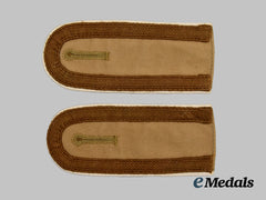 Germany, Luftwaffe. A Set of 1st Fallschirm-Panzer Division Hermann Göring Unterfeldwebel Shoulder Straps