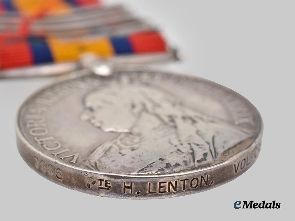 united_kingdom._a_queen’s_south_africa_medal_to_pte._lenton,_volunteer_company_of_the_derbyshire_regiment___m_n_c6425