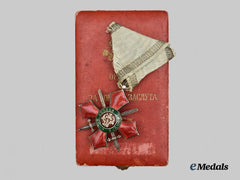 Bulgaria, Kingdom. An Order of Military Merit, V. Class on Bravery Ribbon, c. 1935