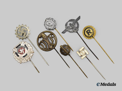 germany,_third_reich._a_lot_of_award_and_membership_badge_stick_pin_miniatures___m_n_c6458