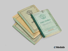 Germany, Ordnungspolizei. A Mixed Lot of Service Books