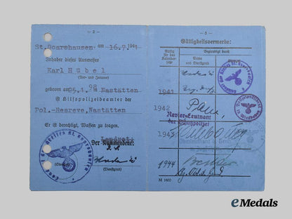 germany,_ordnungspolizei._a_mixed_lot_of_service_books___m_n_c6516