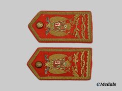 Spain, Spanish State. A Pair of Shoulder Boards, c.1950