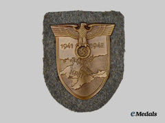 Germany, Heer. A Krim Shield, by Friedrich Orth