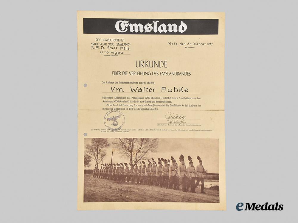 germany,_r_a_d._a_rare_and_mint_emsland_cuff_title,_with_award_document_to_vormann_walter_flubke___m_n_c6557