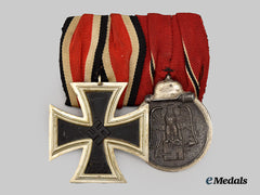 Germany, Wehrmacht. A Medal Bar for Eastern Front Service