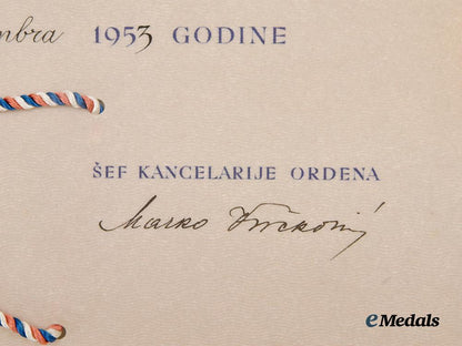 yugoslavia,_republic._an_award_document_for_an_order_of_the_people_to_national_hero_of_yugoslavia_ivan_i._gošnjak,1953___m_n_c6623
