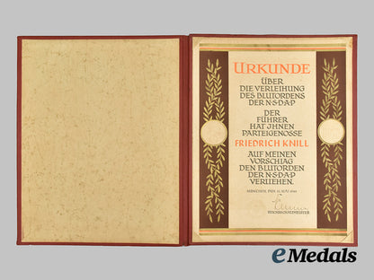 germany,_n_s_d_a_p._a_rare_blood_order_award_document_to_friedrich_knill___m_n_c6721