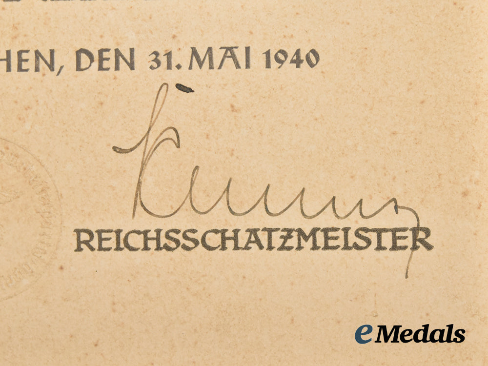 germany,_n_s_d_a_p._a_rare_blood_order_award_document_to_friedrich_knill___m_n_c6723