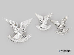 Rhodesia, Republic. A Rare Set of Selous Scouts Cap and Collar Insignia, First Pattern, by Reuteler