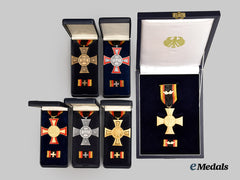 Germany, Federal Republic. A Mixed Lot of Badges of Honour of the Bundeswehr, with Cases