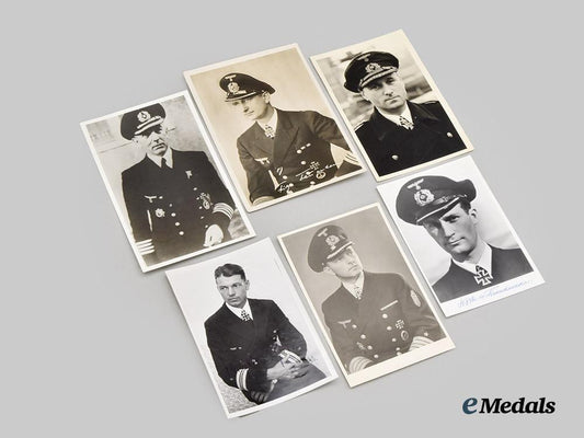 germany,_kriegsmarine._a_mixed_lot_of_postwar_signed_photographs_of_knight’s_cross_recipients,_from_the_roger_bender_collection___m_n_c6743