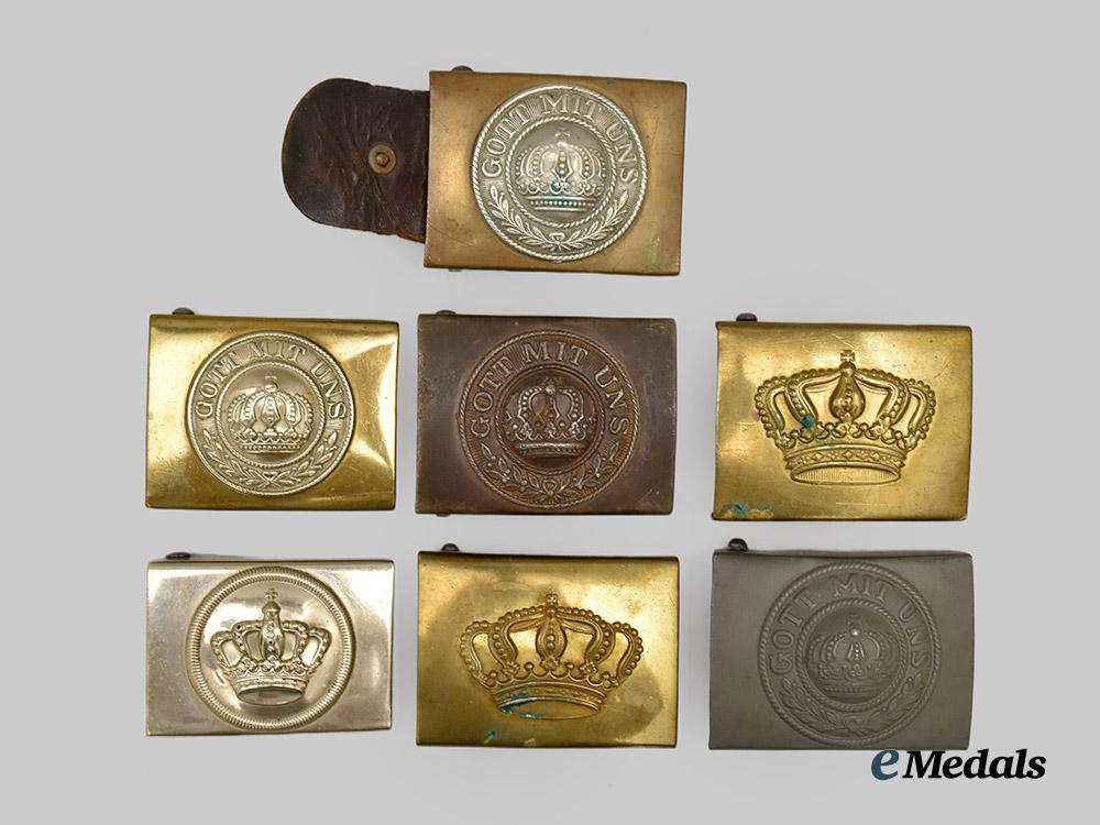 germany,_imperial._a_lot_of_seven_belt_buckles___m_n_c6748