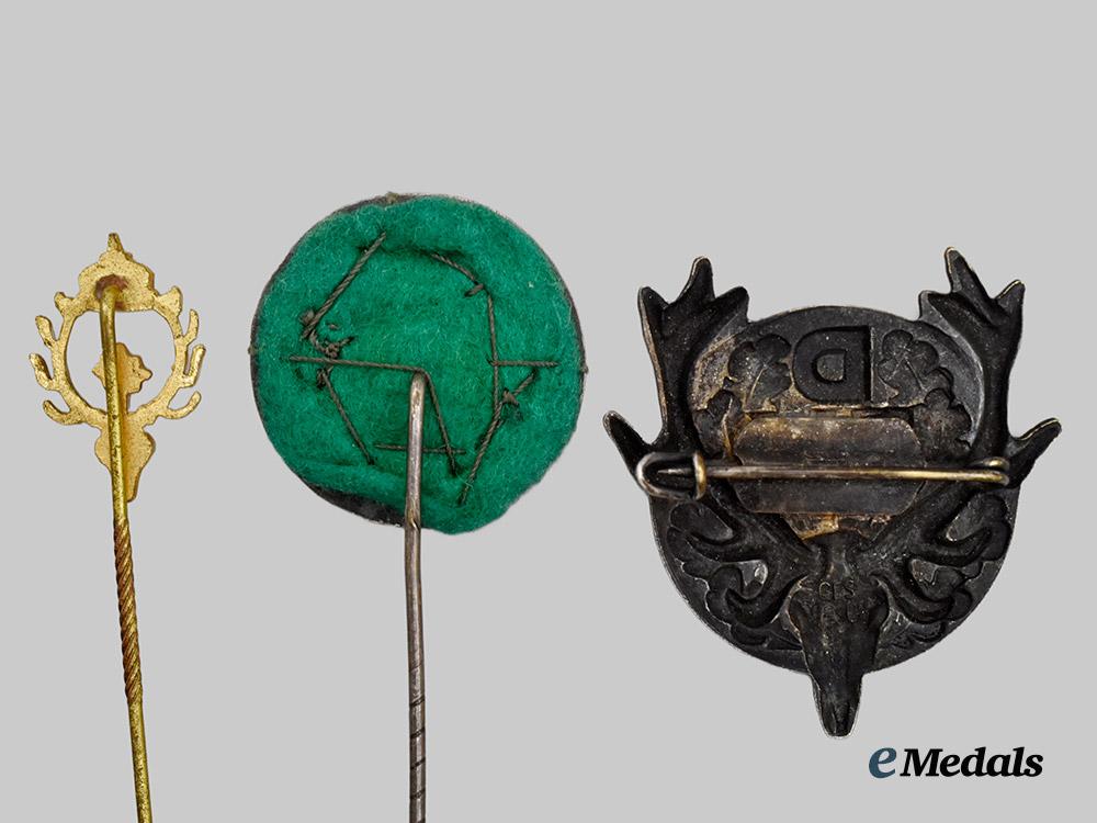 germany,_imperial;_germany,_federal_republic._a_mixed_lot_of_hunting_pins___m_n_c6760