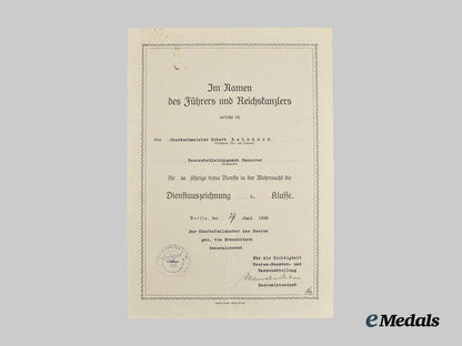 germany,_wehrmacht._a18-_year_long_service_award_document_to_oberwerkmeister_robert_beinhorn,_c.1938___m_n_c6760