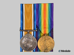 United Kingdom. A Chaplains’ Department Pair to Reverend H.W. Hinde, Wounded in Action