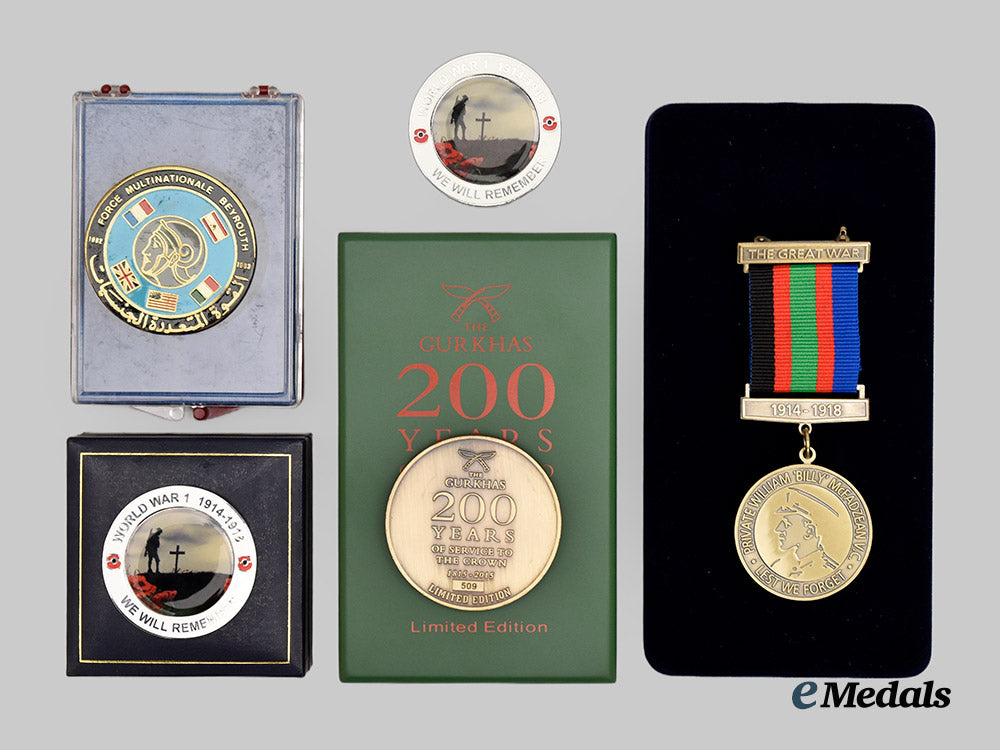 international._a_lot_of_five_modern_commemorative_medals&_awards___m_n_c6798