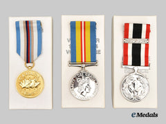Canada, Commonwealth. Three Service Awards