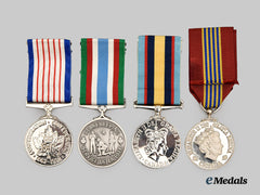Canada, Commonwealth. Four Service Awards