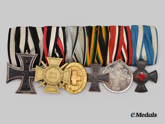 germany,_imperial._a_medal_bar_for_a_first_war_combatant_with_red_cross_service___m_n_c6901