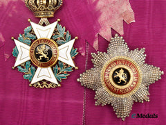 Belgium, Kingdom. An Order of Leopold I, Grand Cross Set, Civil Division, by Fisch