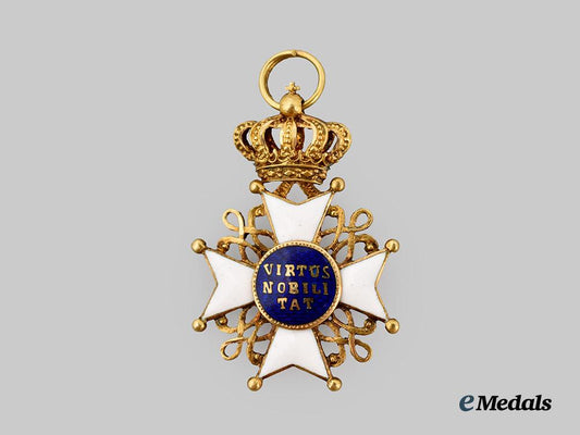 netherlands,_kingdom._a_miniature_order_of_the_dutch_lion,_in_gold,_c.1900___m_n_c6949