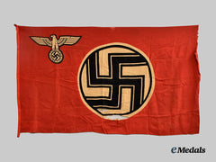 Germany, Third Reich. A State Service Flag, Dutch-Made Example Retrieved by a Canadian Serviceman