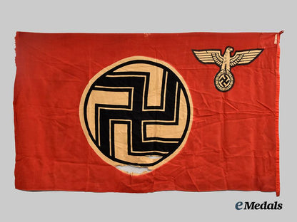 germany,_third_reich._a_state_service_flag,_dutch-_made_example_retrieved_by_a_canadian_serviceman___m_n_c6997