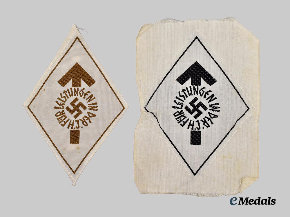 germany,_h_j._a_pair_of_proficiency_badges,_cloth_versions___m_n_c7000