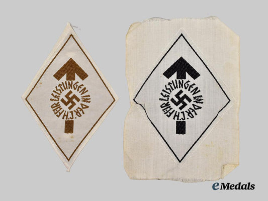 germany,_h_j._a_pair_of_proficiency_badges,_cloth_versions___m_n_c7000