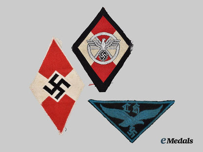 germany,_h_j._a_mixed_lot_of_cloth_insignia___m_n_c7005