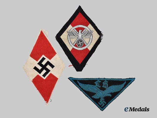 germany,_h_j._a_mixed_lot_of_cloth_insignia___m_n_c7005