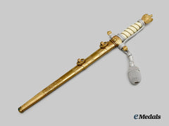 Germany, Kriegsmarine. A Mint Officer’s Dress Dagger, by Carl Eickhorn