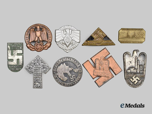 germany,_third_reich._a_lot_of_nine_commemorative_badges___m_n_c7031