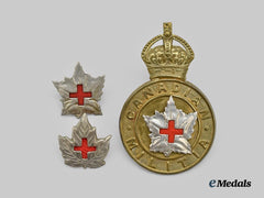 Canada, Dominion. A Set of Canadian Army Medical Corps Insignia, c.1900
